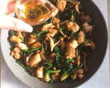 鶏肉とほうれん草のオイスターソース炒め作り方16写真