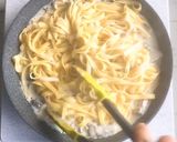 マジウマさば缶で柚子味噌クリームパスタ2作り方9写真
