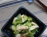 きゃべつと油揚げの中華風煮物作り方6写真