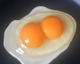 簡単料理♪【目玉焼きのお好み風】作り方2写真