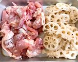 鶏肉とレンコンのうま塩ダレ作り方2写真