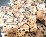 鶏肉とレンコンのうま塩ダレ作り方3写真