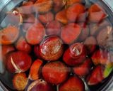 ★塩茹でした🌰栗を剝いちゃた！作り方2写真