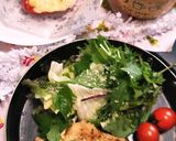 シソとベビーリーフのシーザーサラダ作り方1写真