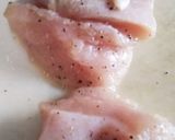 鶏むね肉のマスタードバター醤油焼き作り方1写真