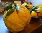 獅子柚子の甘煮☆低カロ砂糖でローカロリー作り方1写真