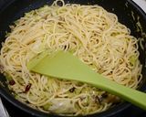 簡単！サバ缶パスタ☆ペペロンチーノ作り方6写真