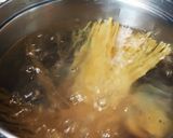 残ったデミグラスソース♪牛ネギのパスタ作り方2写真