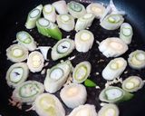 残ったデミグラスソース♪牛ネギのパスタ作り方4写真