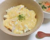 【離乳食中後期】ゆで卵の卵黄で親子丼作り方7写真