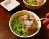 レンチン♪白菜と香味肉団子の中華スープ作り方56写真