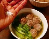 レンチン♪白菜と香味肉団子の中華スープ作り方59写真