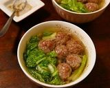 レンチン♪白菜と香味肉団子の中華スープ作り方57写真