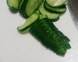 ♡麹漬けきゅうりとめかぶの酢の物♡作り方2写真
