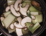 とろ~り温かチンゲン菜と豆腐生姜スープ作り方4写真