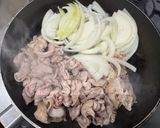 玉ねぎと豚コマの豚丼！作り方3写真