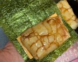 バカうま！砂糖醤油のチーズイン磯辺巻き♪作り方3写真