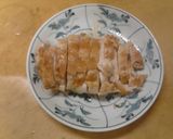 昼食　鶏もも肉照り焼きと白菜たっぷりの丼作り方6写真