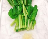 簡単！農家の小松菜青菜炒め作り方1写真