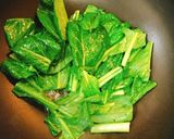 簡単！農家の小松菜青菜炒め作り方3写真