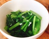 簡単！農家の小松菜青菜炒め作り方5写真