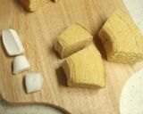 クリスマスに♪バウムサンタ　串ケーキ作り方3写真