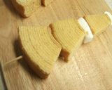 クリスマスに♪バウムサンタ　串ケーキ作り方5写真