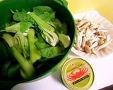 青梗菜のカニあんかけ作り方1写真