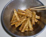 新ごぼう　揚げ甘辛醤油からめ作り方4写真