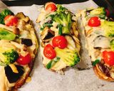 野菜スープでホワイトソース風タルティーヌ作り方7写真