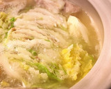 豚ばら肉と白菜のミルフィーユ鍋作り方2写真