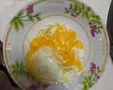 レンジ簡単洋風梅クリーム味オムライス弁当作り方11写真