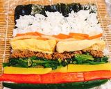 手作りナムルで！具沢山の美味しい☆キンパ作り方6写真