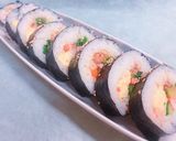 手作りナムルで！具沢山の美味しい☆キンパ作り方9写真