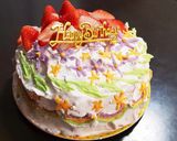 アヲハタいちごジャムで記念日cake作り方24写真