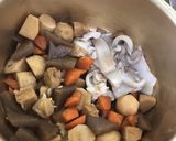里芋とイカの煮物作り方4写真