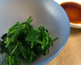 ほうれん草のごま和え(優しい甘さが美味)作り方1写真