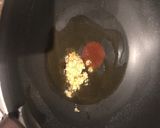 サーモン帆立アスパラの塩にんにく炒め★作り方5写真