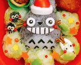 トトロ クリスマス キャラ弁作り方1写真
