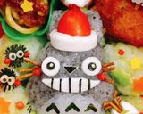 トトロ クリスマス キャラ弁作り方2写真