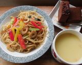 ツナとパプリカの和風スパゲッティ♪作り方4写真
