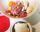 豚100％ふっくらしっとりハンバーグ作り方1写真
