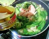 青梗菜のカニあんかけ作り方6写真