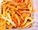 大根の皮のきんぴら~ふろふき大根の皮で作り方5写真