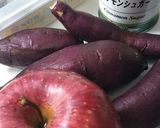美味しいりんごとさつまいものバター炒め煮作り方1写真