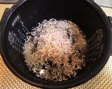 干しアミエビと塩昆布の炊き込みご飯作り方3写真