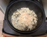 干しアミエビと塩昆布の炊き込みご飯作り方4写真