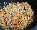 旨味たっぷり✨牛五目炊き込みご飯作り方6写真