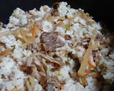 旨味たっぷり✨牛五目炊き込みご飯作り方7写真