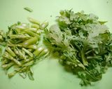 簡単！春菊のすき焼き風作り方1写真